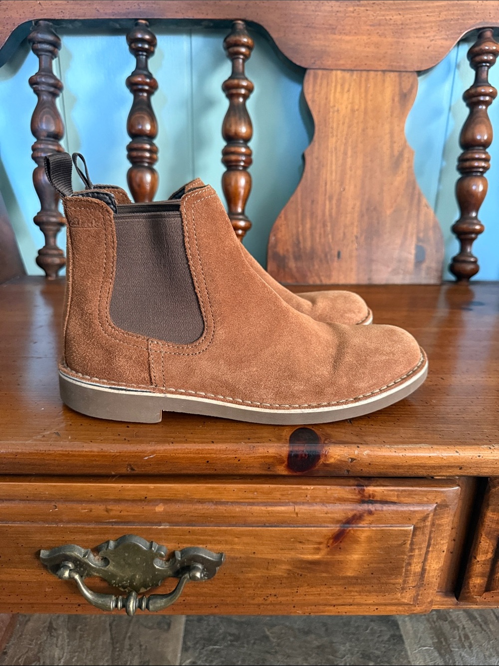 Clarks Men’s Boots in Brown Suede - Picture 3 of 4